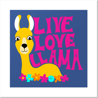Live Love Llama Posters and Art